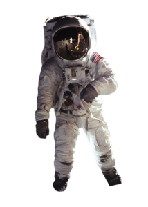 spaceperson in suit